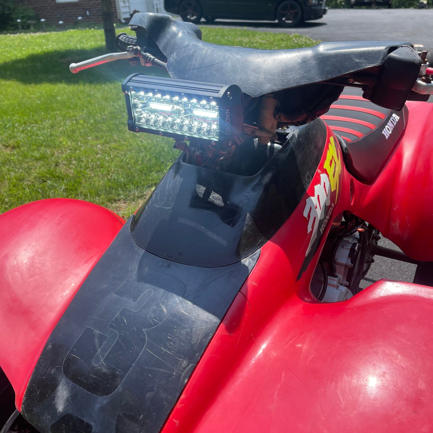 Honda 300EX Dash Mount Light Bar Kit