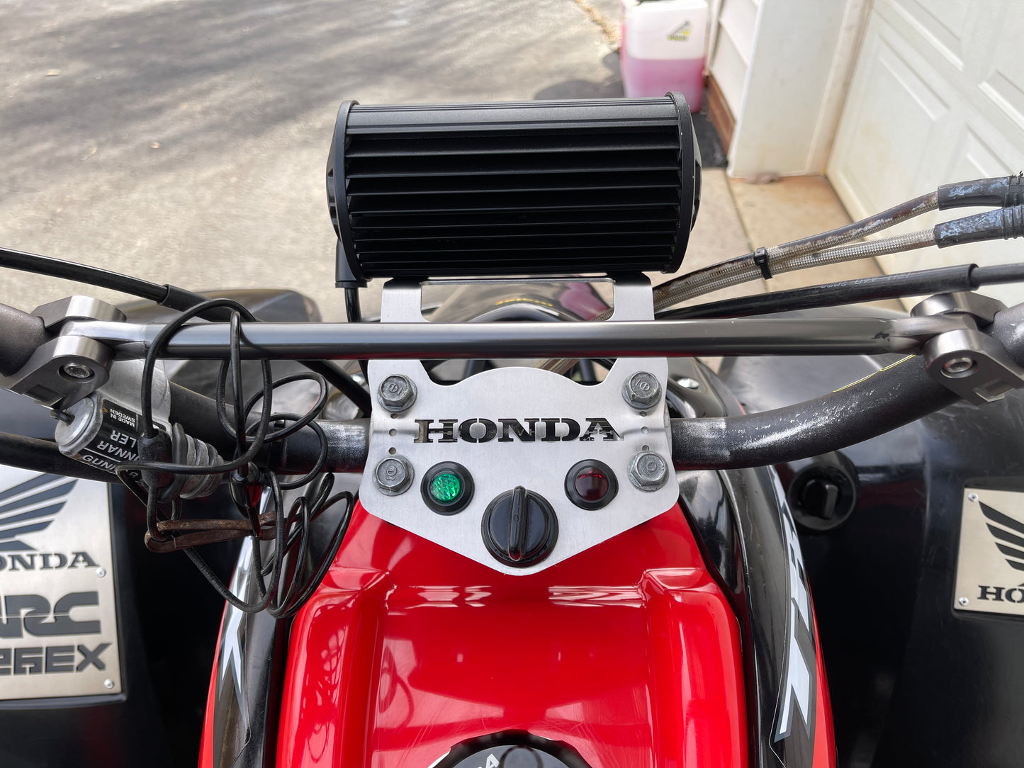 Honda 400EX 05-14 Custom Light Bar Dash Mount Kit