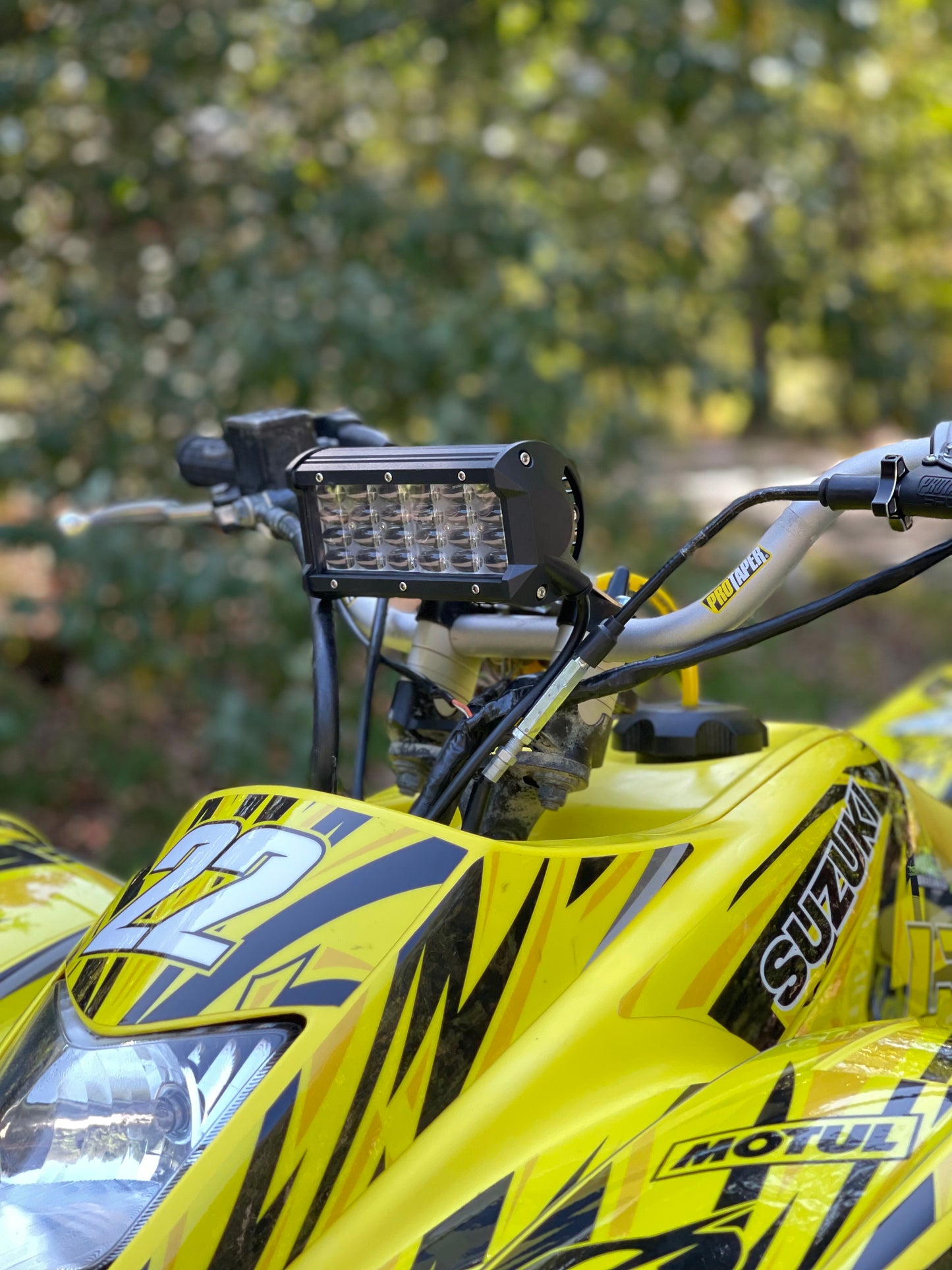 Suzuki LTZ400 Custom Light Bar Dash Mount Kit