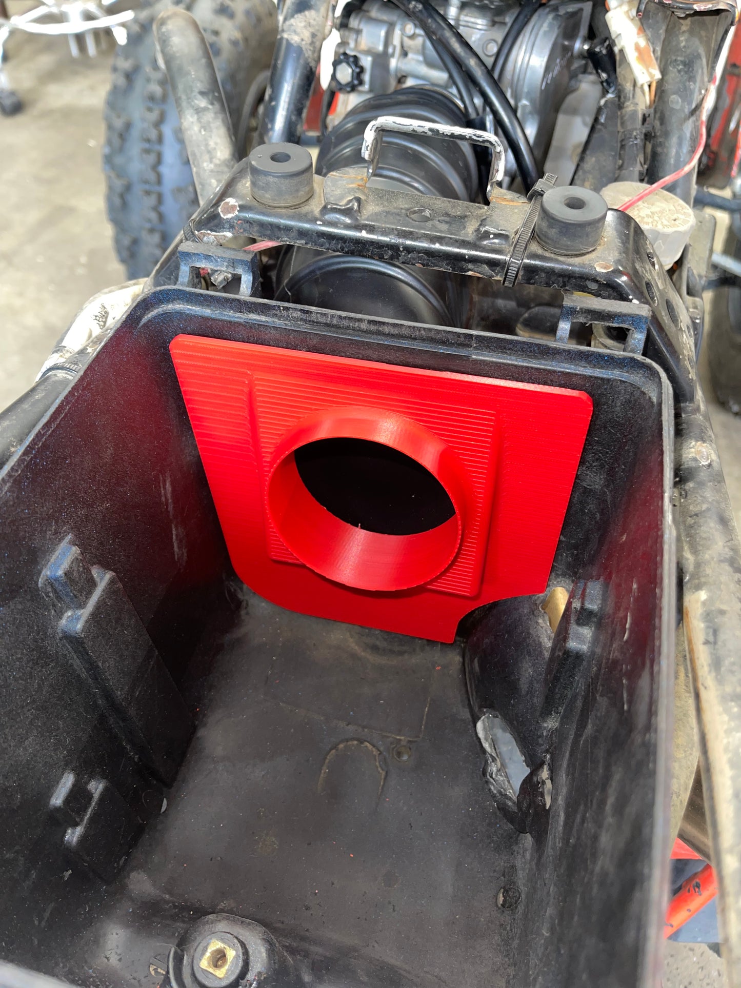 LTZ400 KFX400 FCR Swap Boot Adaptor Plate.