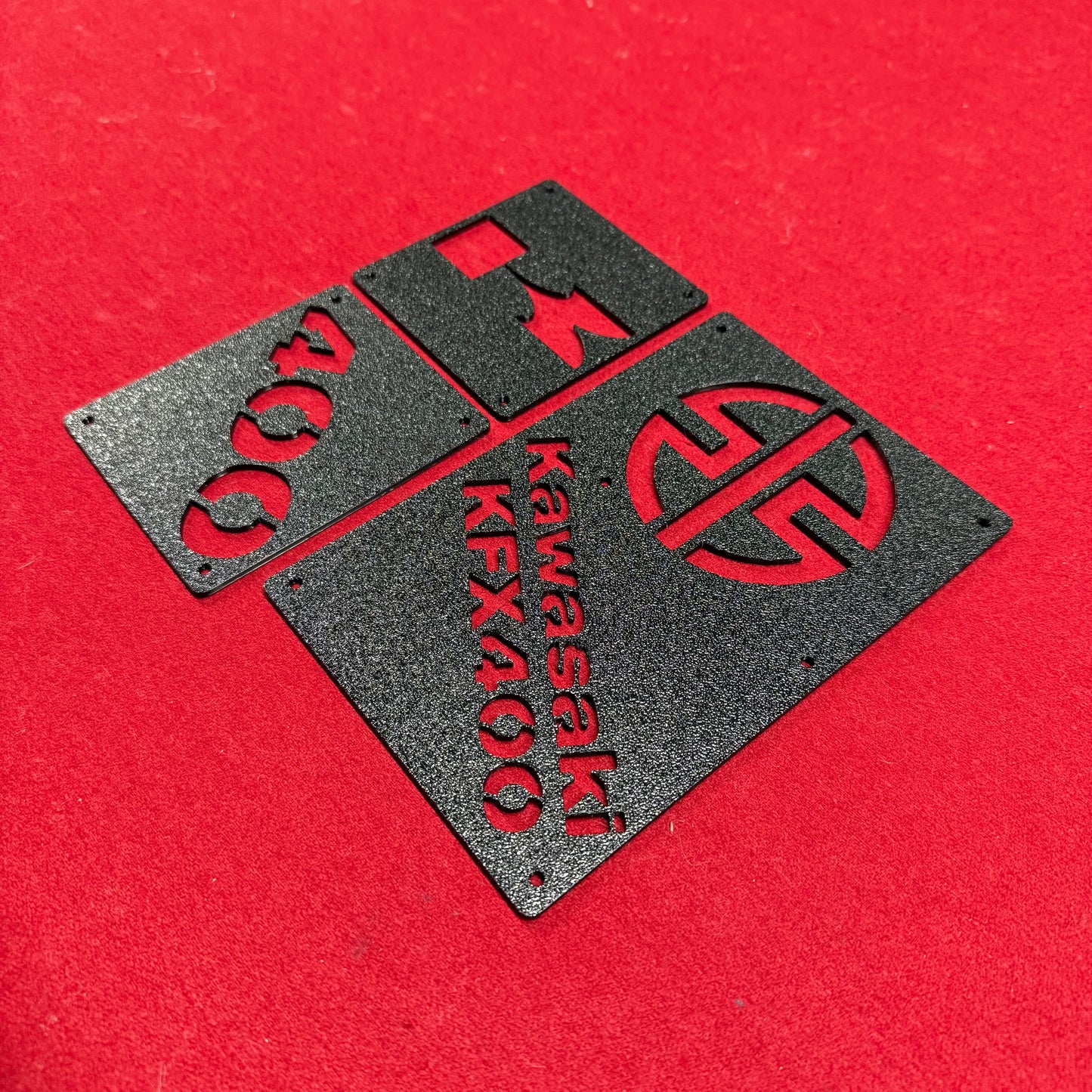 Kawasaki KFX400 Custom Warning Label Tags (All Years)