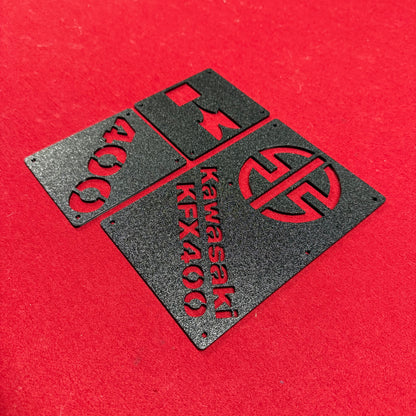 Kawasaki KFX400 Custom Warning Label Tags (All Years)
