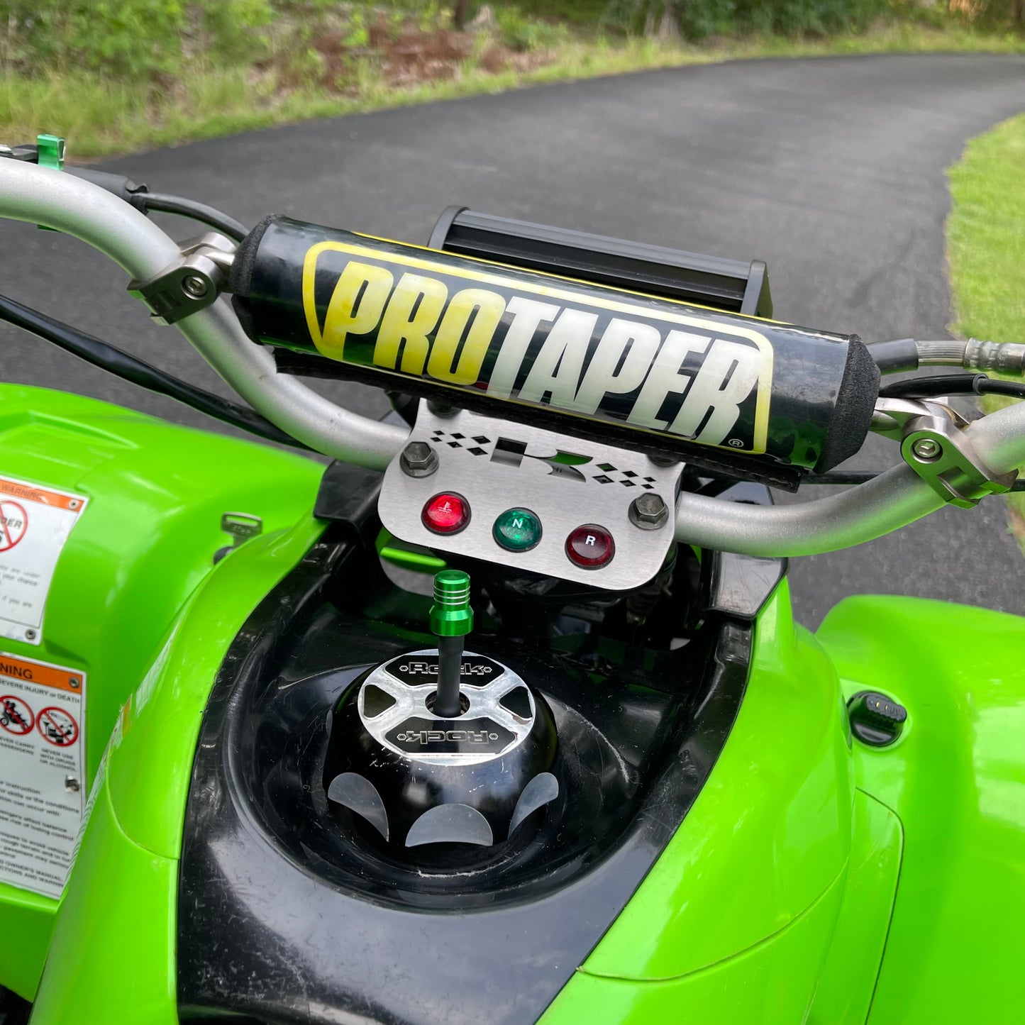 Kawasaki KFX400 Light Bar Dash Mount (No Key Switch HOLE)