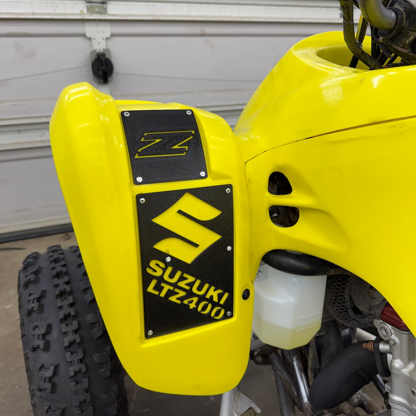 Kawasaki KFX400 Custom Warning Label Tags (All Years)