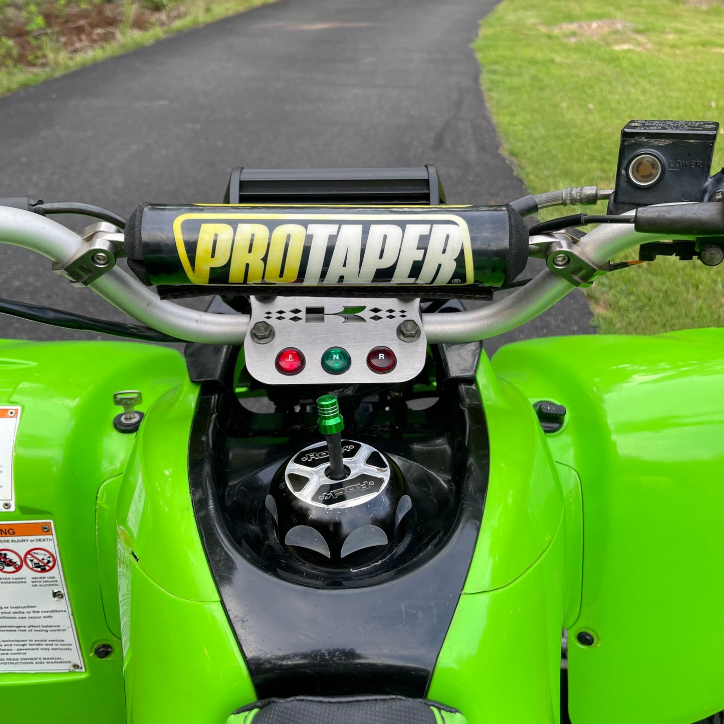 Kawasaki KFX400 Light Bar Dash Mount (No Key Switch HOLE)