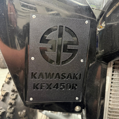 Kawasaki KFX450r Custom Warning Label Tag (All Years)