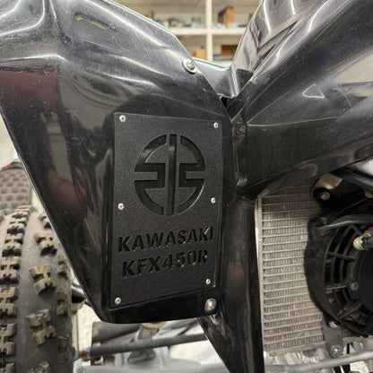 Kawasaki KFX450r Custom Warning Label Tag (All Years)