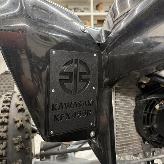 Kawasaki KFX450r Custom Warning Label Tag (All Years)