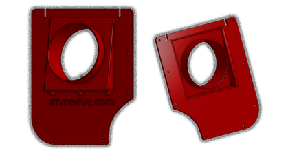 LTZ400 KFX400 FCR Swap Boot Adaptor Plate.